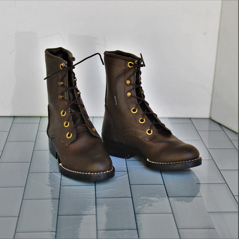 Texas brand genuine leather kids boots
